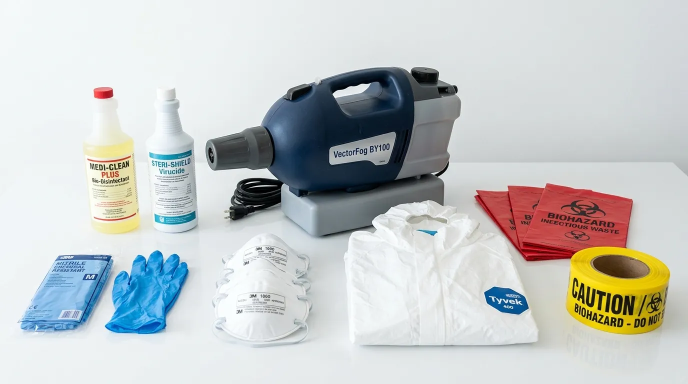 Professional biohazard remediation crew working in Sheepshead Bay