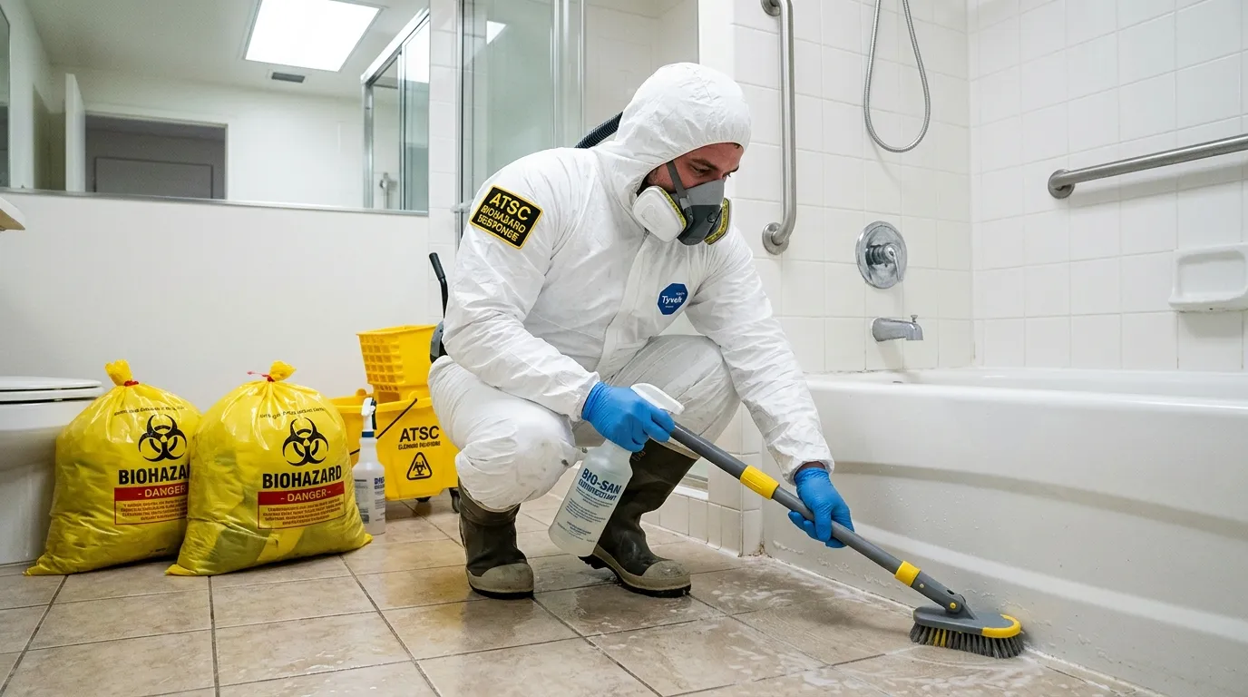 Decontamination equipment deployed for Blood Cleanup in Sheepshead Bay